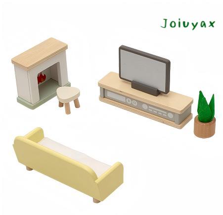 (image for) Joivyax Toy Furniture – Fireplace, Sofa, TV Stand